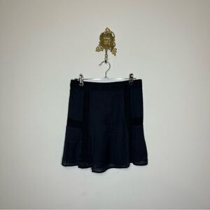 Mango Ruffled Cotton Skirt S
